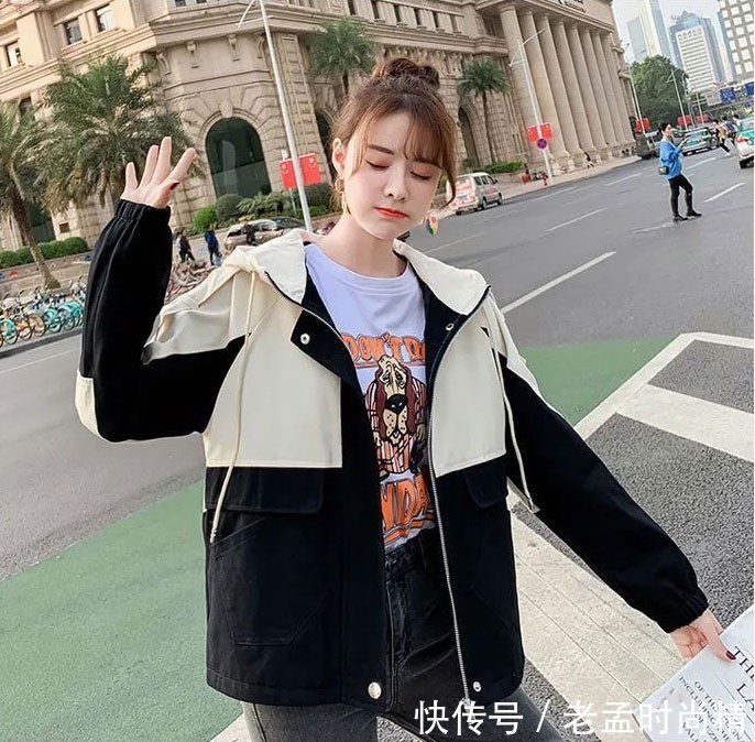 男友风 冬季日常穿搭,男友风工装外套,既可以个性酷帅,也可以清新可爱