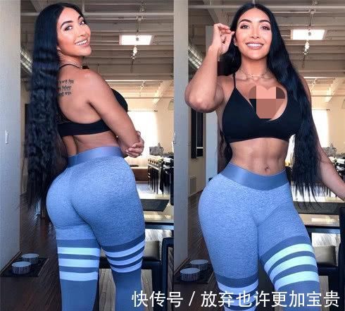 好身材|127斤巴西女生，健身8年只为增肌，身材健硕引人注视
