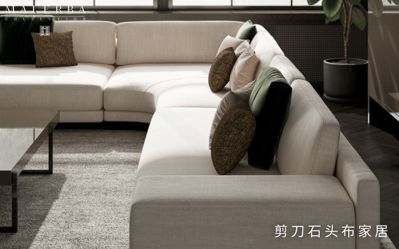 mil现代轻奢沙发，简约的温柔，优雅又高级！