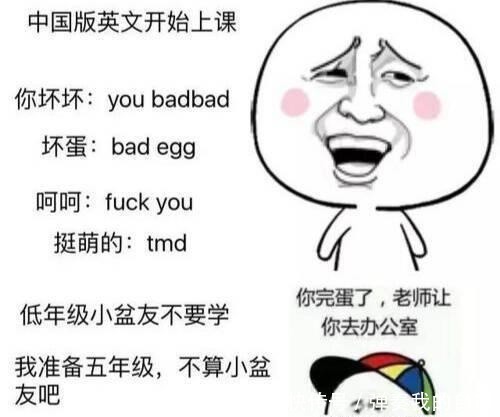 |英语很搞笑，中式翻译更粗暴，网友“野蛮”的文明
