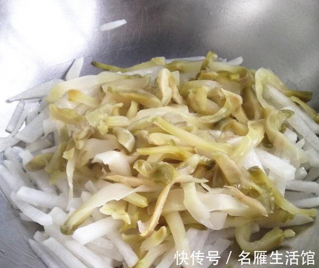 美味|白萝卜炒榨菜，非常不错的一道美味