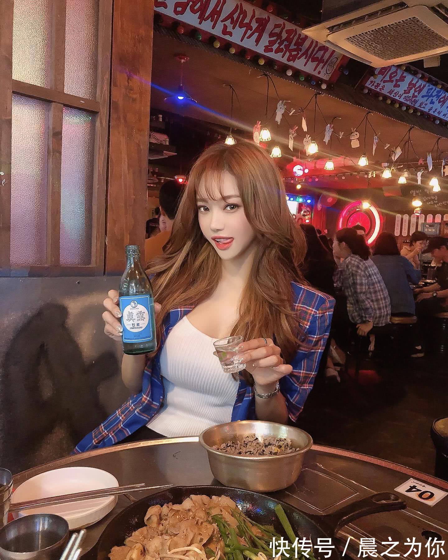 韩国|爱运动的韩国气质网红，称健身就是为了更好的享受美食！