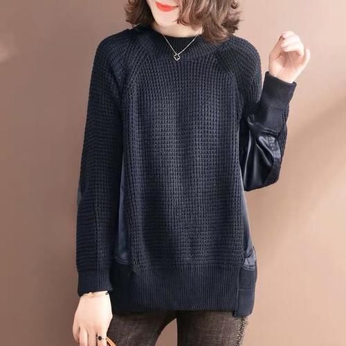 内搭别乱穿，这“文艺风毛衣”就很不错，配马甲外套贼慵懒