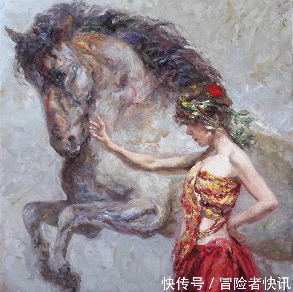 罗约@独特的艺术天赋,对色彩和纹理的戏剧性使用!