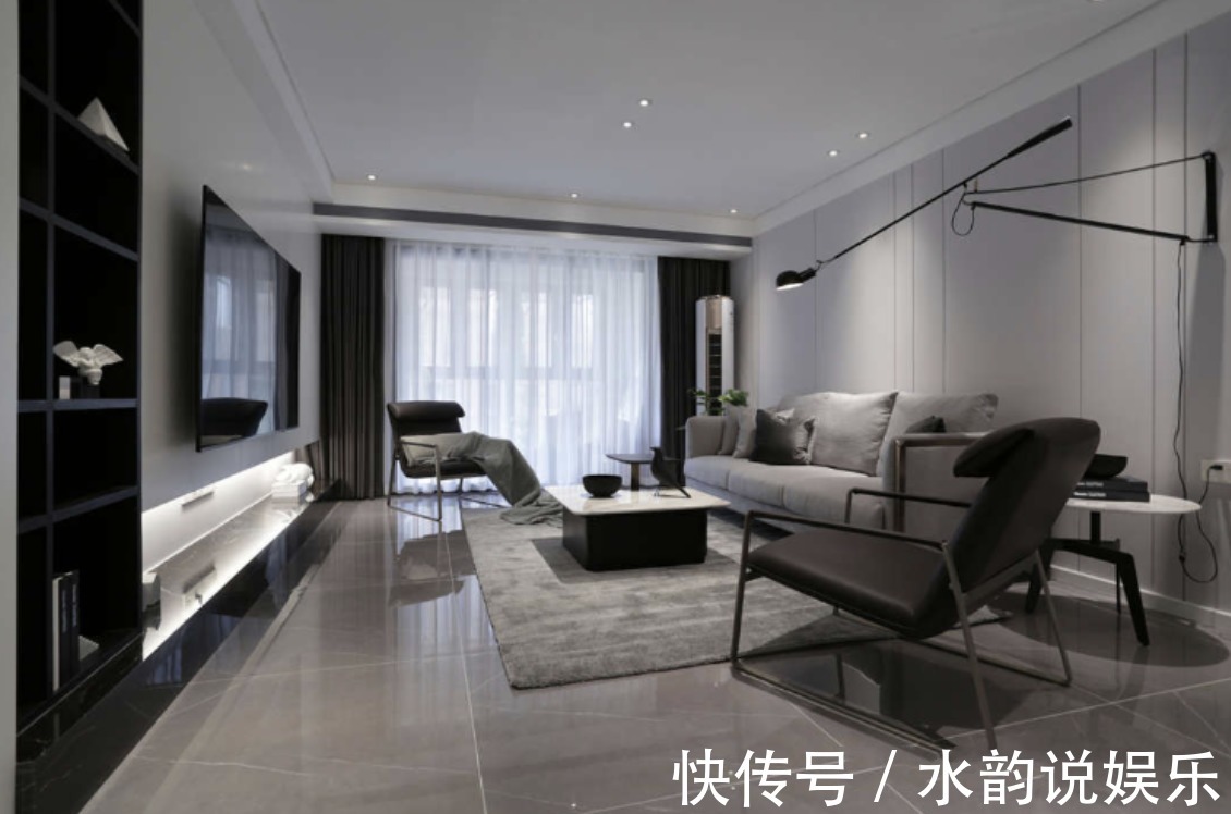 床头|传统装修不高级试一试极简风格设计，收纳藏而不露，场面大气