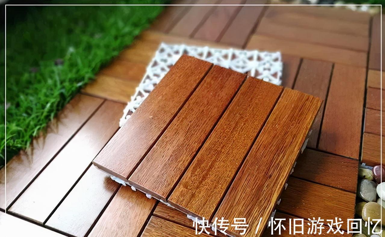 实木地板|阳台铺地砖落伍了,现在流行铺实木地板,不会开裂、脚感好