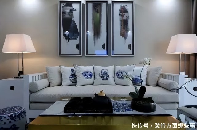 三居室|现代加中式混搭,13万半包装修128平三居室