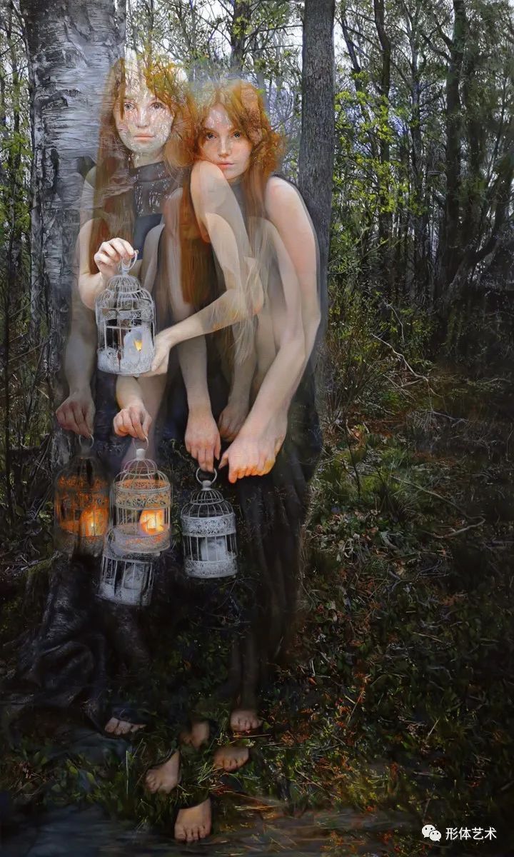 女画家$波兰女画家 安娜的绘画,尽显精致宁静之美!