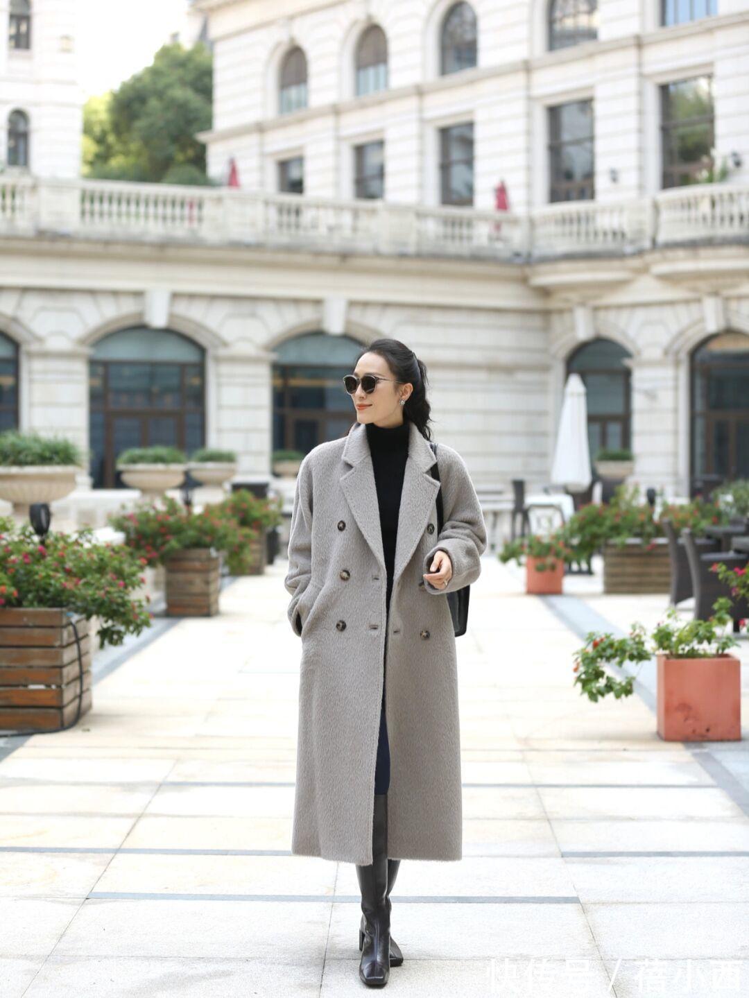 视觉效果|入冬后“大衣”别瞎买乱搭,建议配这三种, 不仅显身段还很优雅