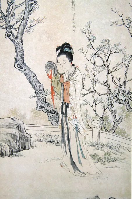 额黄妆|古人涂脂抹粉，除了红妆白妆，还有墨妆、紫妆、额黄妆、啼妆