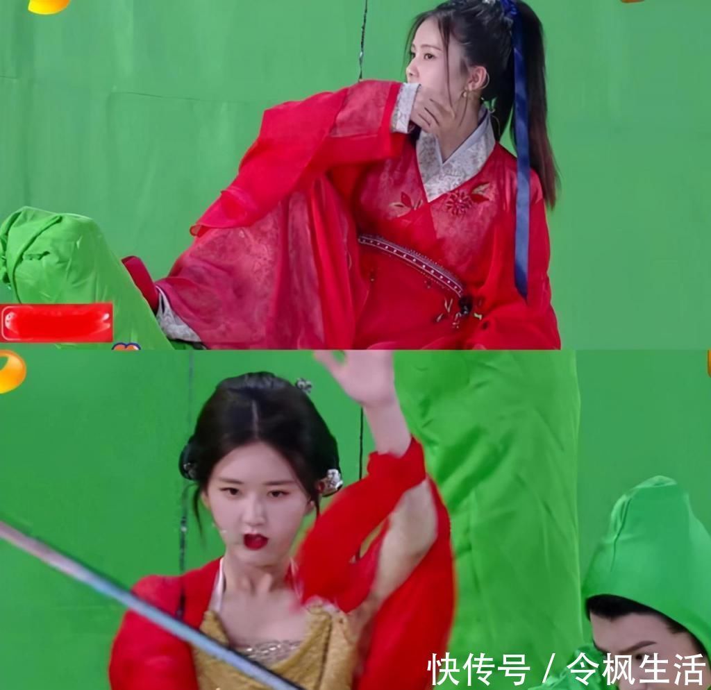 成毅《快本》再演司凤,唱错歌反应萌,赵露思、白鹿穿红衣比美