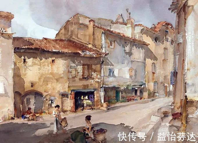 水彩!他是最会画人体画作的 世界顶尖级水彩大师