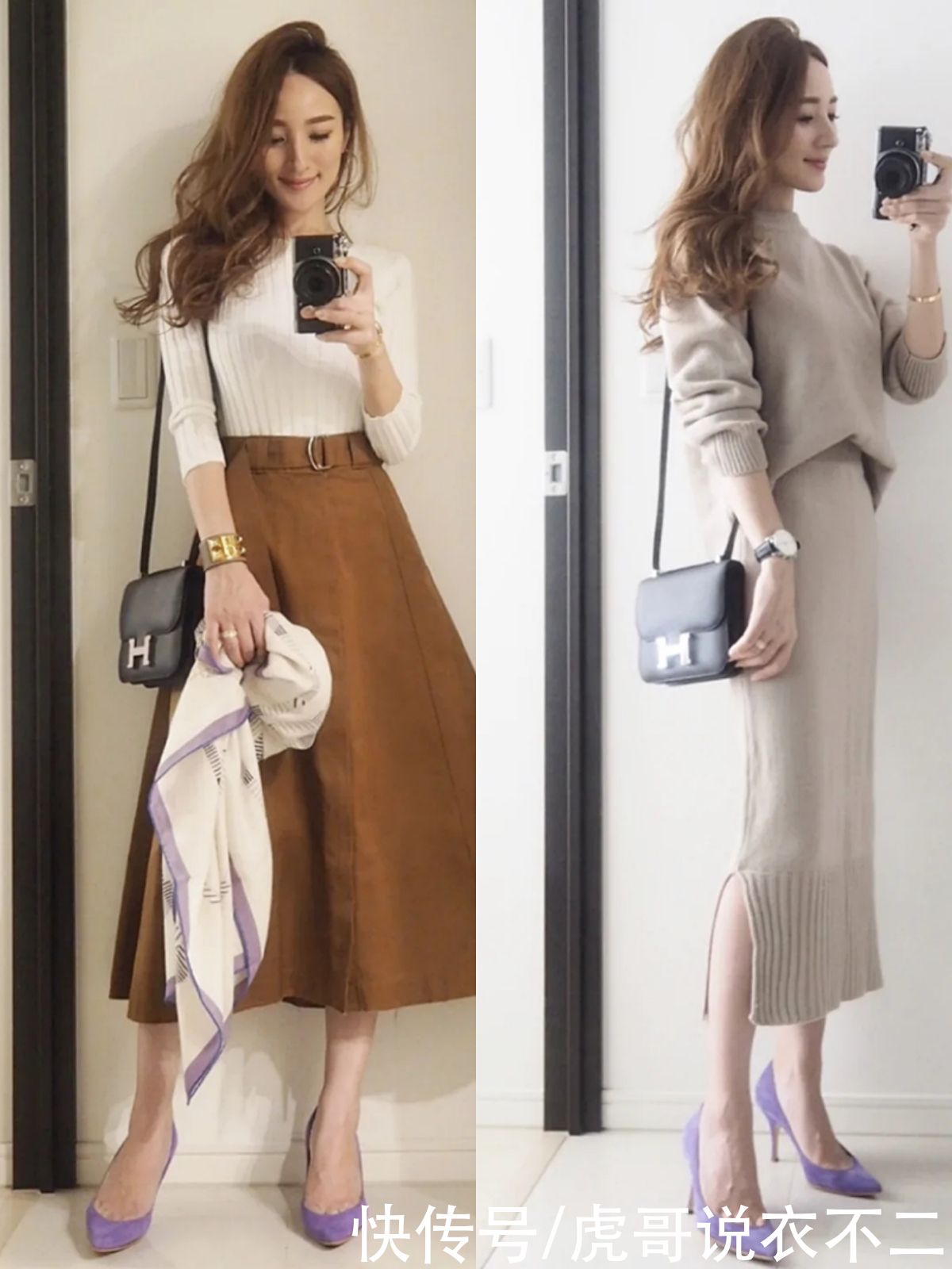 难怪日本人气主妇爱穿彩色系鞋子，这么搭优雅又时尚，太显年轻了