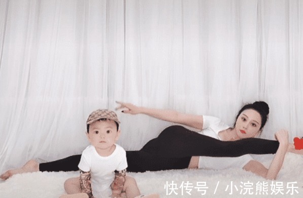 瑜伽|“最飒小姨”瑜伽式带娃火了,网友娃好可爱,让我抱抱娃他姨