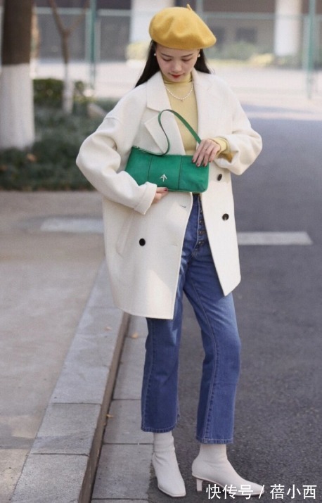 针织衫|建议小个子女生多穿“九分裤”,配短靴、乐福鞋都很美,值得参考