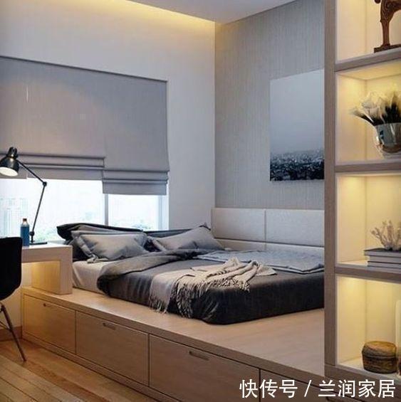 地台床|都是小卧室,为什么他家的一点也不挤?