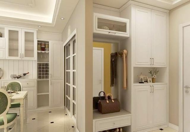装修|玄关太窄怎么办?老师傅建议这样装修,收纳多还宽敞