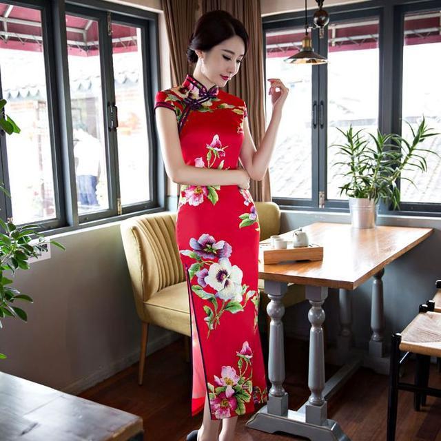 旗袍裙 穿旗袍的女人,有一种端庄优雅的美,秒变气质女神