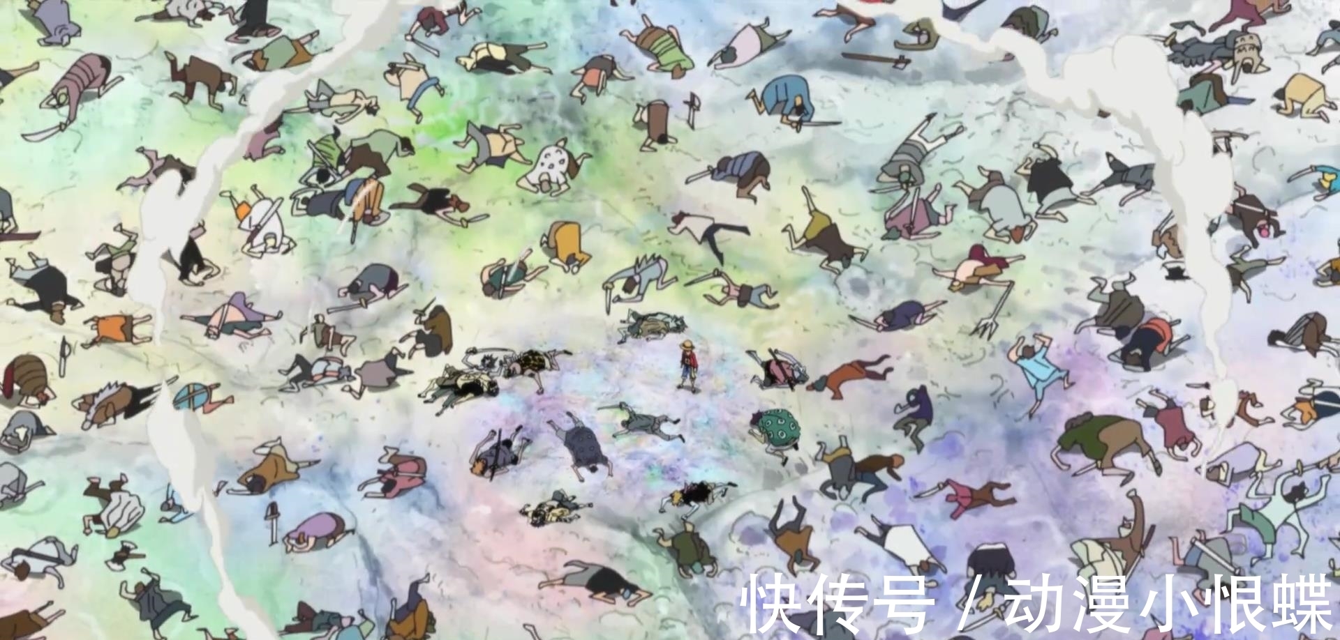 霸王色霸气|海贼王,金色的霸王色,火红色的流樱,原来每种霸气都有不同的颜色