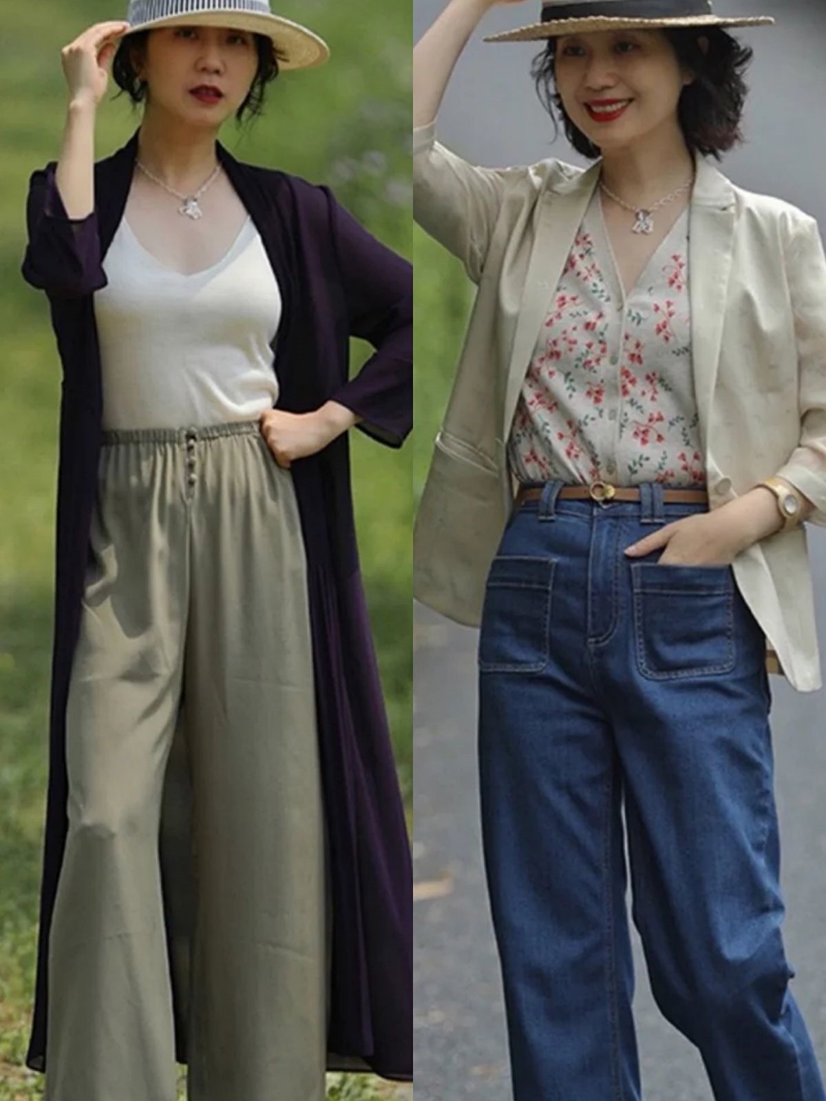 t恤|夏季,30岁、40岁这么穿搭才高级优雅?衬衫搭配半身裙,减龄洋气