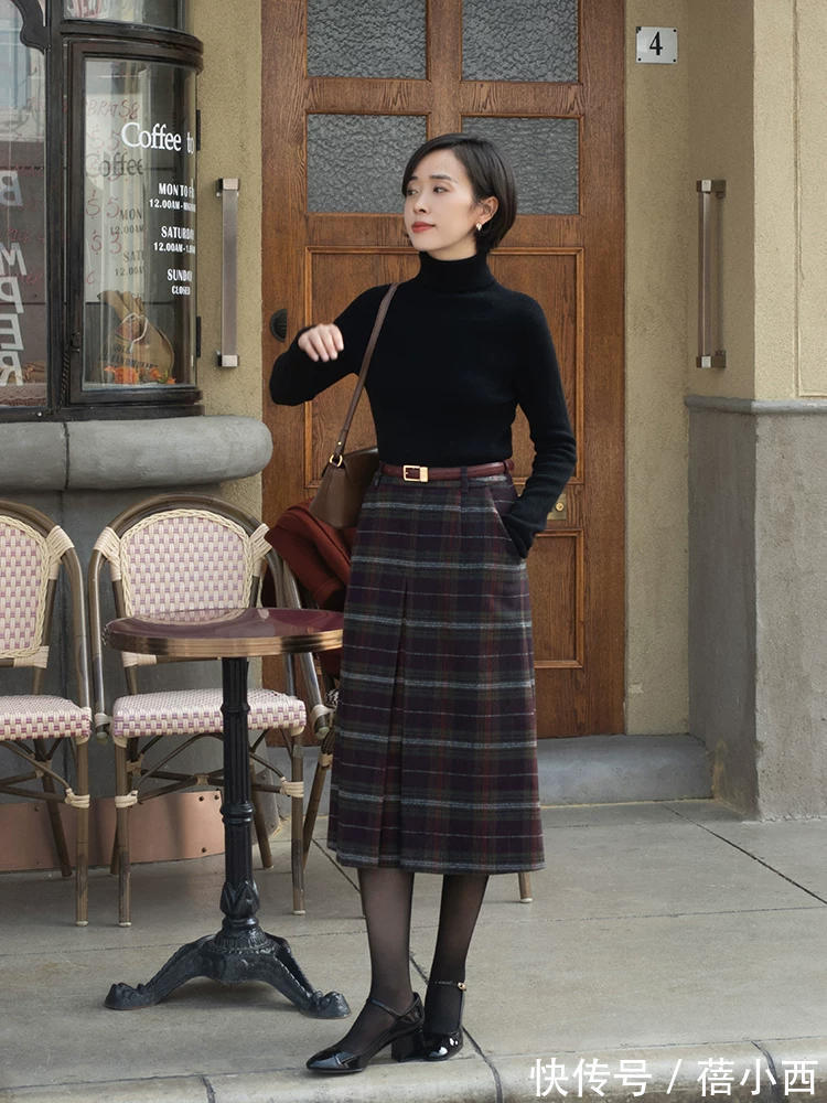 半裙 中年女性想穿得有品味,试试“毛衣+半裙”,搭配技巧看这篇就够