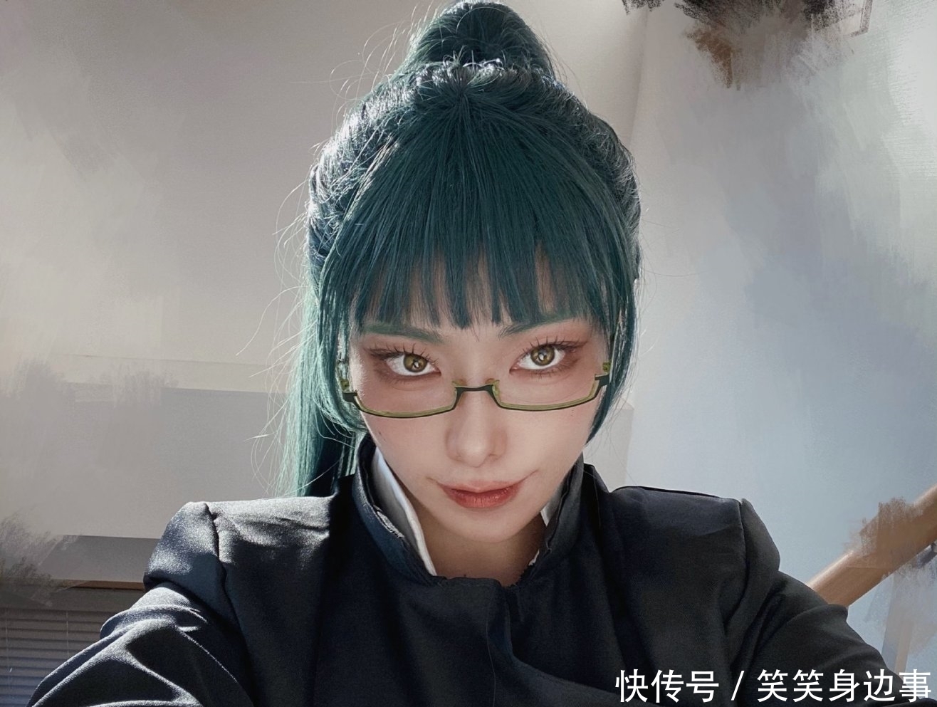 禅院真希|网友COS《咒术回战》，禅院真希两种外形，太有力量感