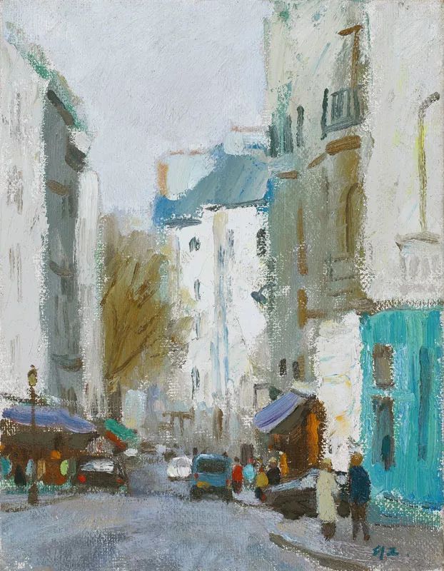 高级色彩,沈行工独特的诗意性油画