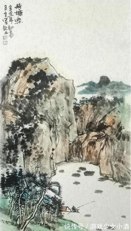 娄师白#古风新韵 意境深远——画家张卫军山水作品赏析