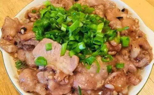  美食严选：虾仁滑炒豆腐，豉汁蒸松阪猪，黑三剁，金针菇蛋花汤的做法