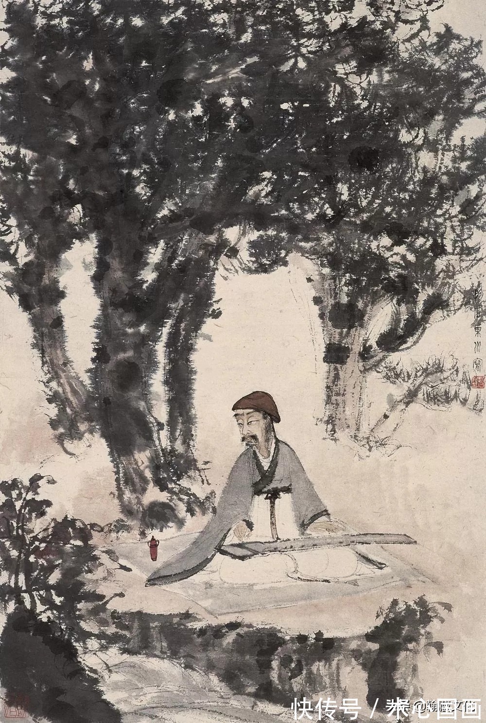 中国画$傅抱石人物画精选