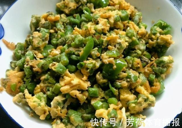 鸡蛋|一把豆角2个鸡蛋,外婆教我老式炒豆角做法,隔三差五吃一次,香