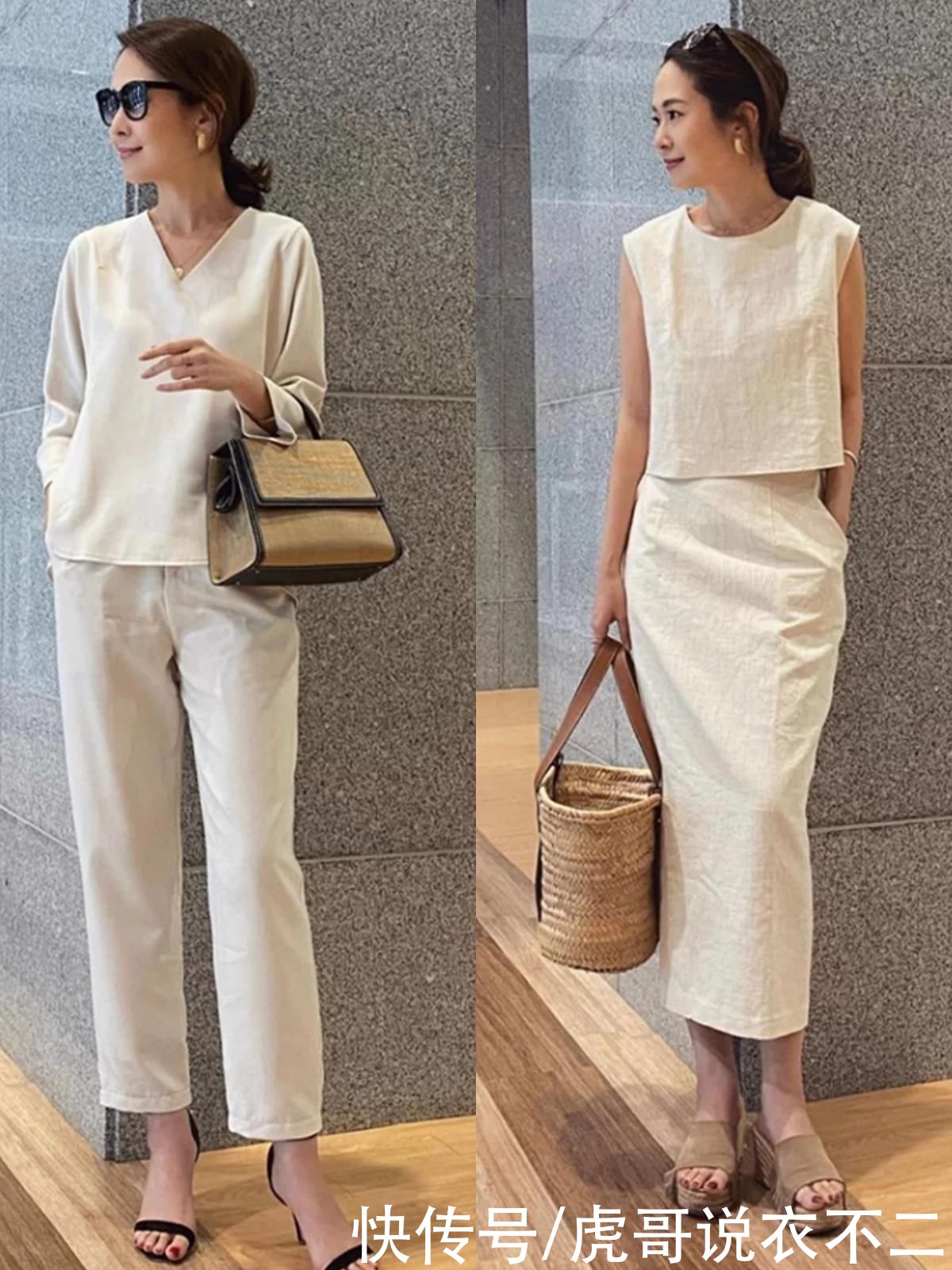 50岁女人别总穿“大妈装”，瞧日本主妇的搭配，优雅舒适显气质