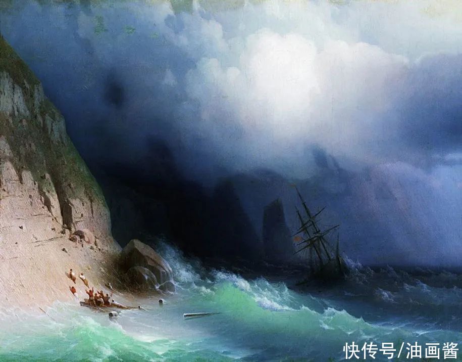  自带|自带几十倍滤镜的画家，画出梦幻般的海景，让人心旷神怡