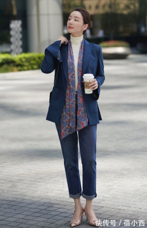 西装裤|果真,穿裤子还是要“露脚踝”才洋气,小个子女生穿搭值得借鉴!