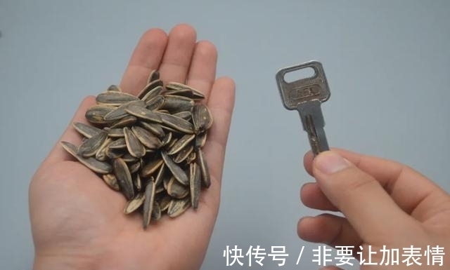瓜子谁还用手剥?只需要一把钥匙,分分钟剥一大碗,不脏嘴不伤手