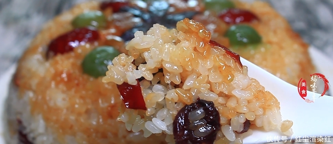 过年做八宝饭,记住别直接上锅蒸,记住这一步,香甜软糯不夹生