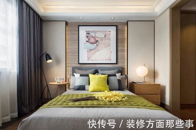 卧室|105平北欧风三居室,耐看实用软装单纯而明快,明确而强烈
