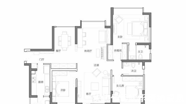 套房子|150平混搭风之家,简单的设计就很温馨,这才是家的意义!