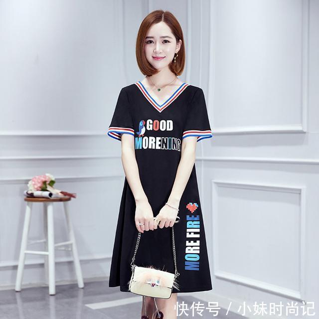 连衣裙 身材微胖的女生,怎么迅速提升气质?一套时髦大码连衣裙告诉你