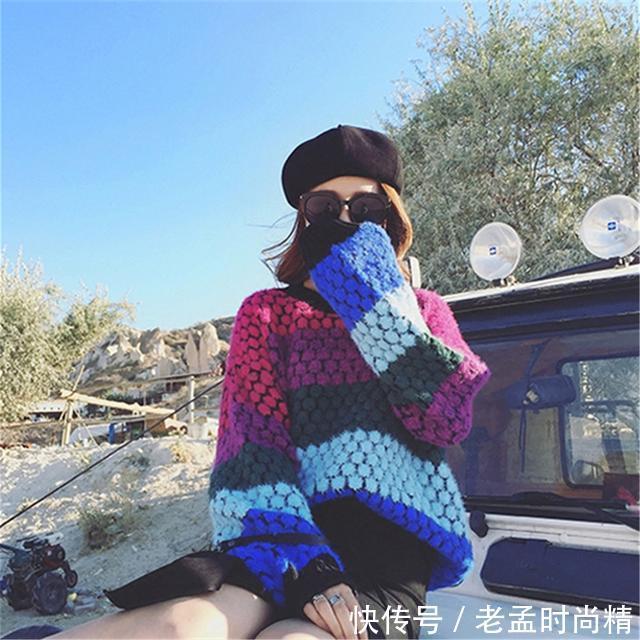 慵懒 今年流行温暖的貂绒毛衣,冬天穿出优雅的名媛气质