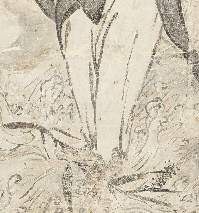 绘画&500年前的达摩古画，人物眼神让人害怕，如今很难画出这种感觉