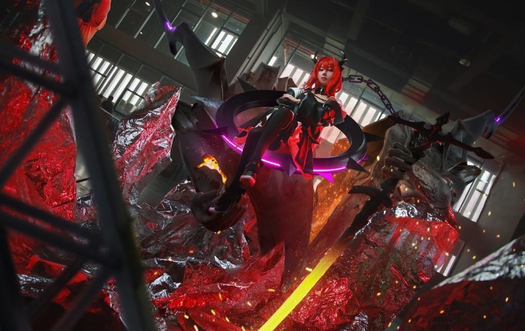 明日|cos:明日方舟cosplay 史尔特尔 随迟但到