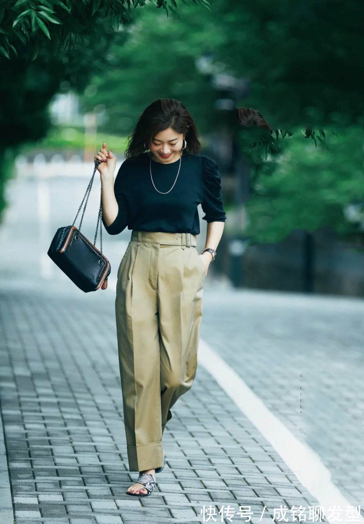 小个子|小个子穿不好更显矮,借鉴40岁三寻木奈保的穿搭,158穿出高挑感