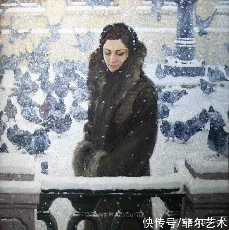 超写实$俄罗斯具象画家叶夫根尼·穆科夫宁超写实油画作品欣赏