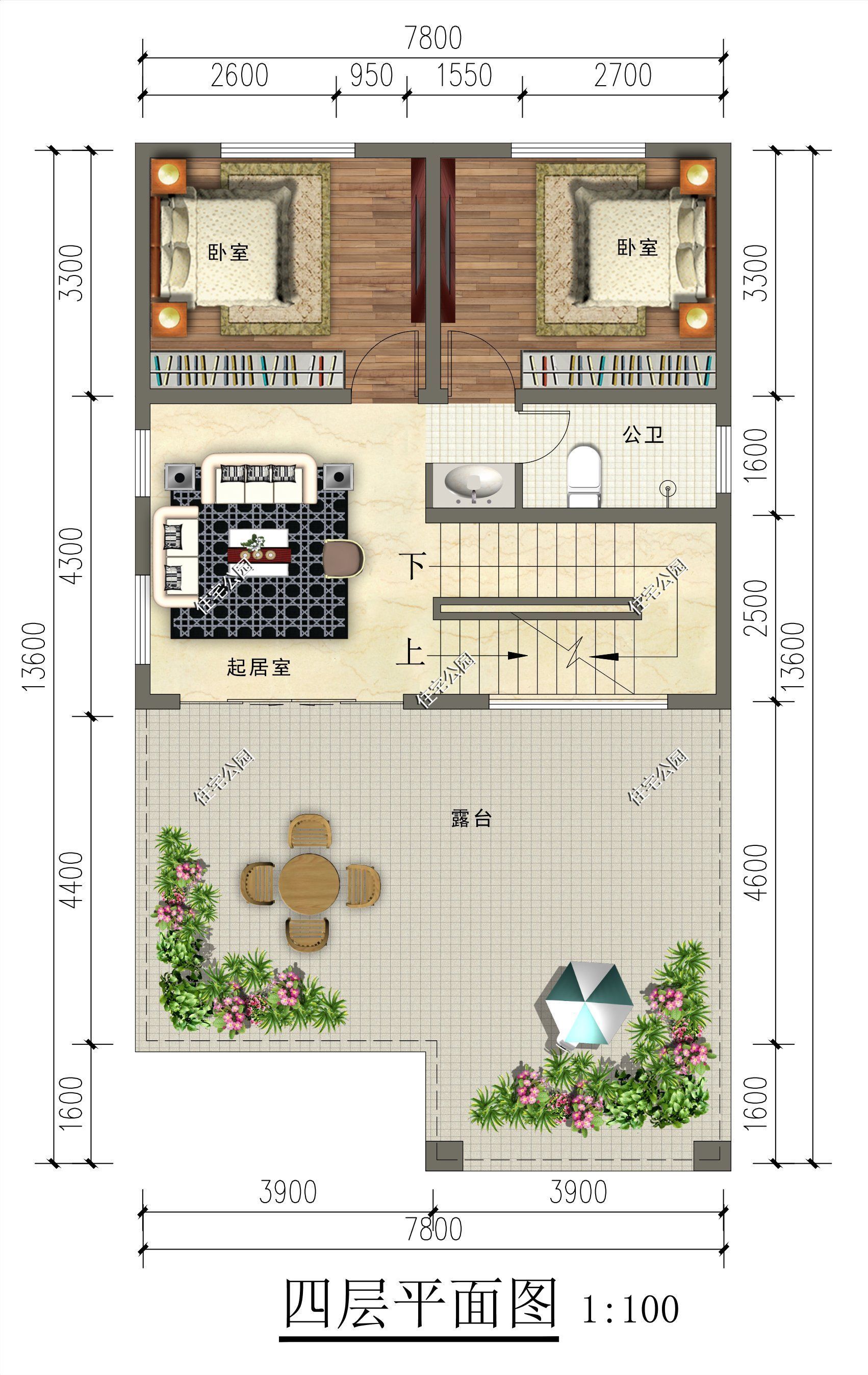 起居室|爸妈、我和弟弟各选了三套户型，大家看看哪套更适合农村建？