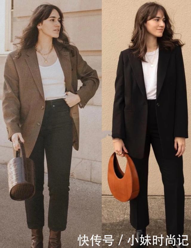 梨形|初冬微胖梨形身材怎么穿才高级?人气博主教你3招,优雅又干练