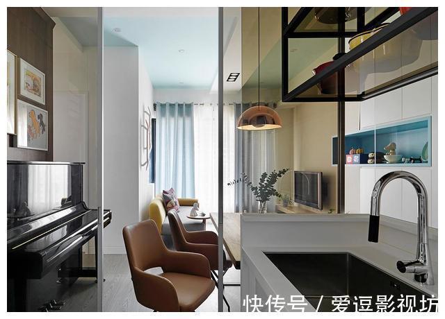 电视柜|她家70㎡,看似简单,却透着艺术家的精致范,小空间的变身术!