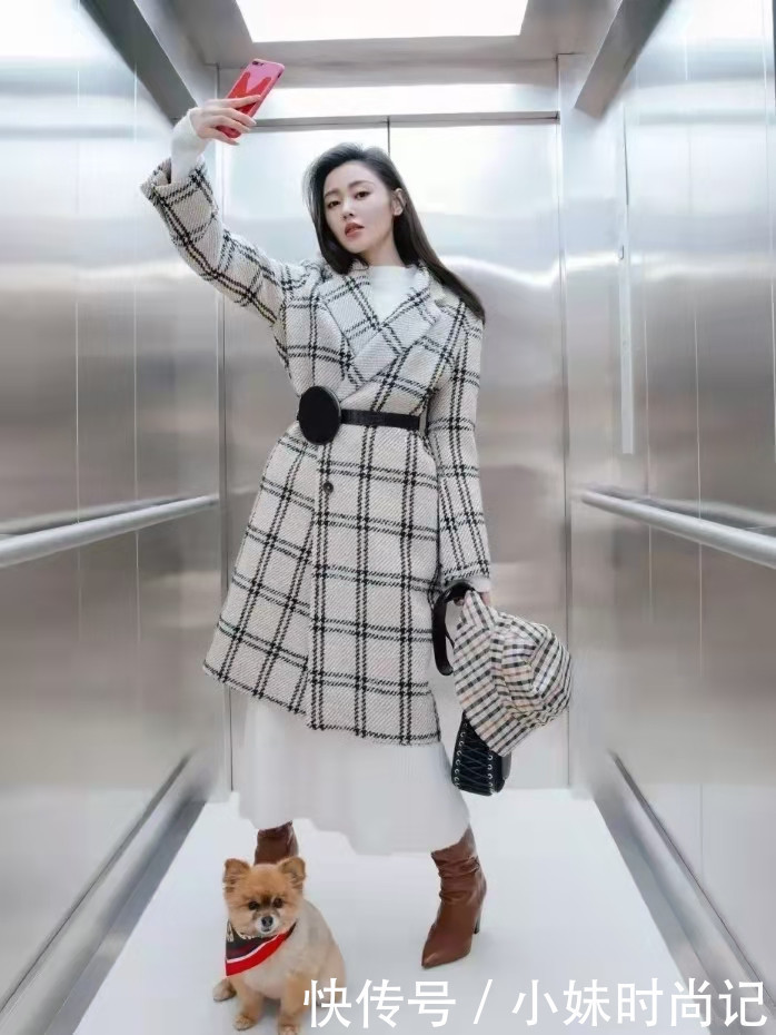 大衣|还在穿羽绒服? 大衣搭配裙装才是时髦 减龄还优雅