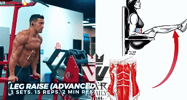 动作|练下腹肌最有效的动作,5级悬垂举腿,你能做到哪一级?