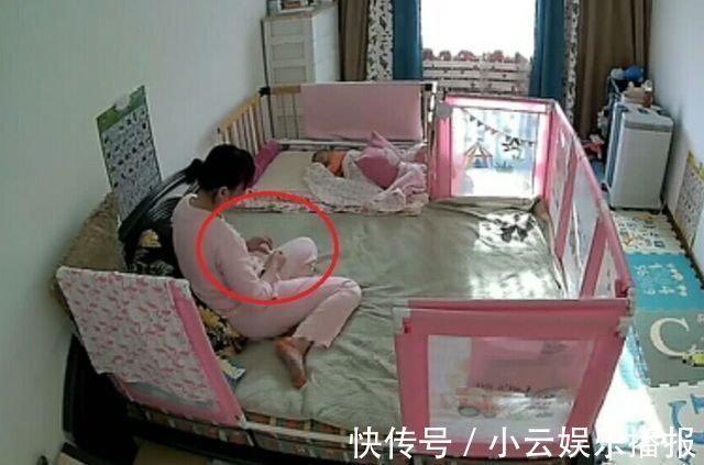 宝宝|宝宝睡着后,监控拍到保姆做的这一幕,妈妈看了直落泪